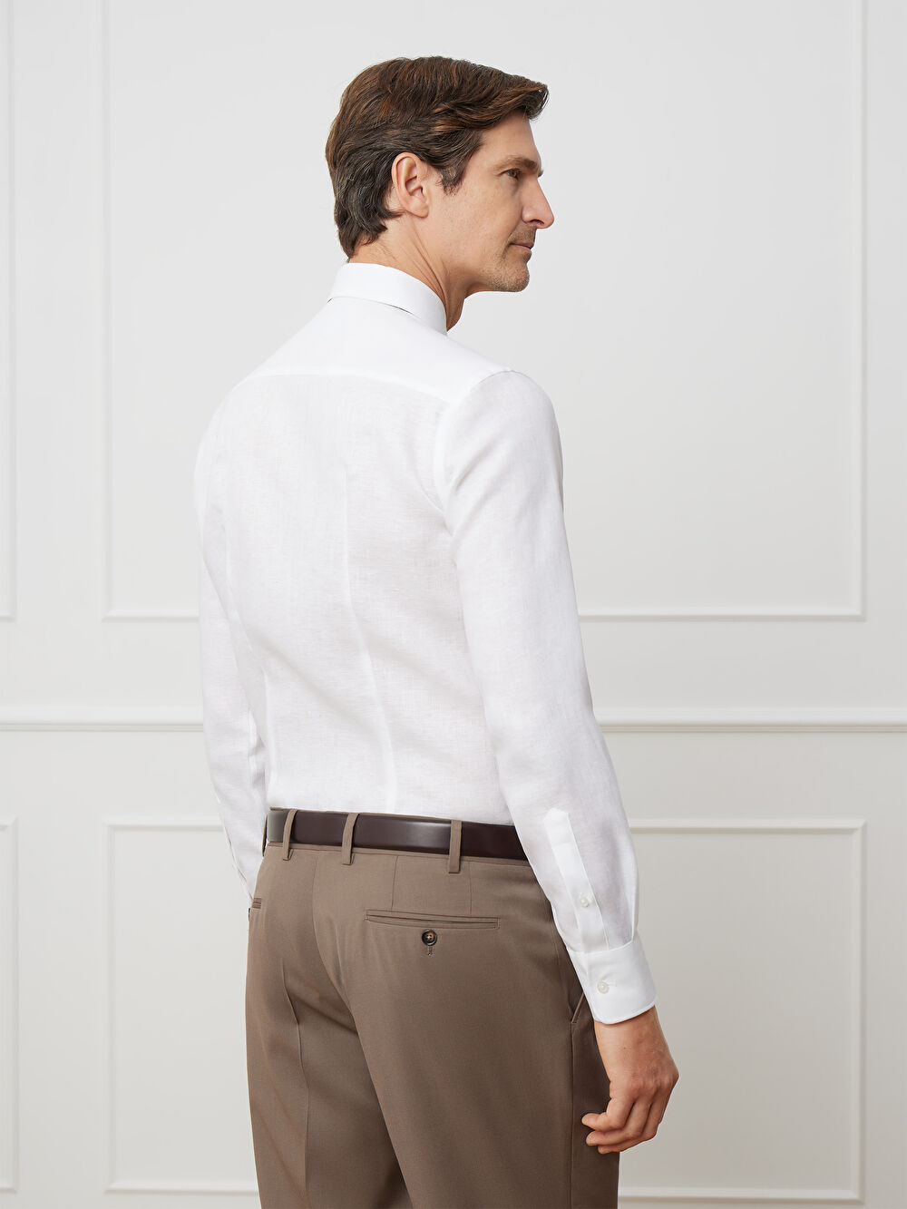 BIAŁA KOSZULA ROMA DŁUGI RĘKAW - 2