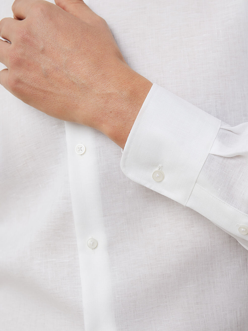 BIAŁA KOSZULA ROMA DŁUGI RĘKAW - 3