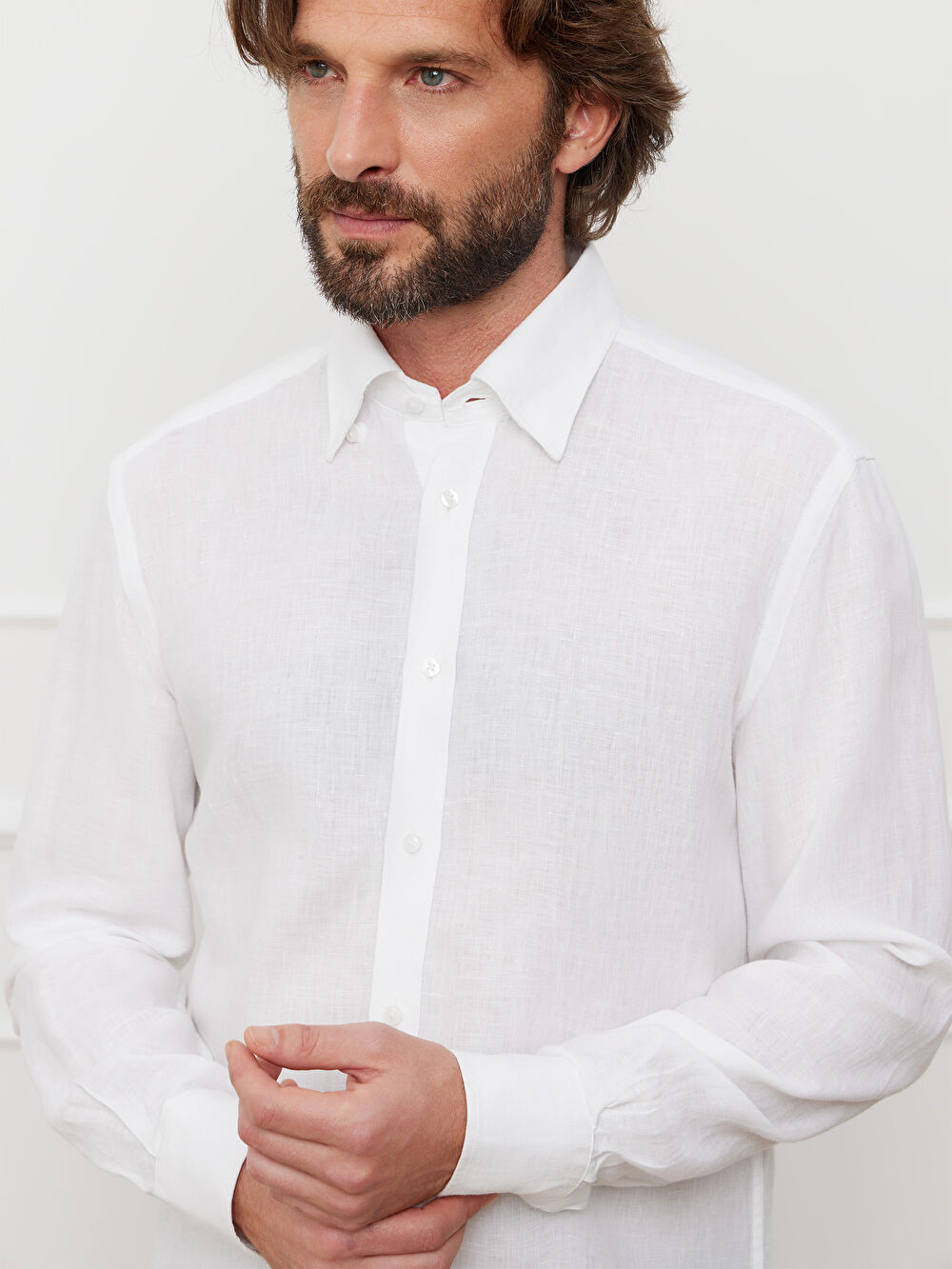 BIAŁA KOSZULA CAPRI DŁUGI RĘKAW - 7