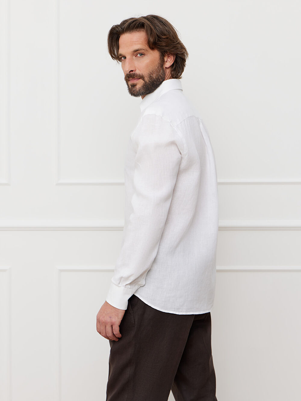 BIAŁA KOSZULA CAPRI DŁUGI RĘKAW - 4