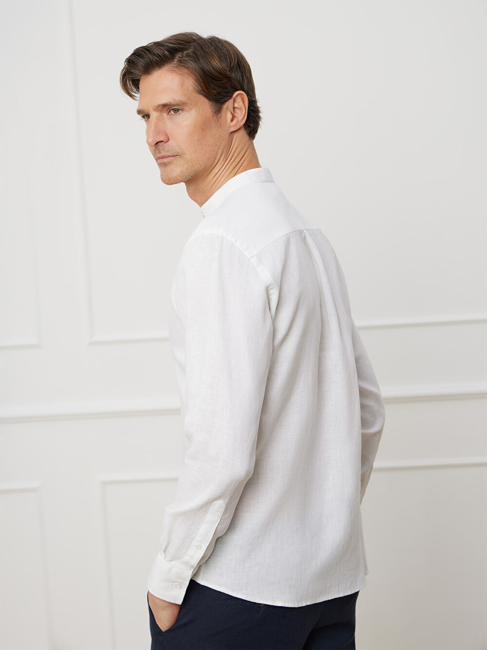 BIAŁA KOSZULA HAWANA DŁUGI RĘKAW - 2