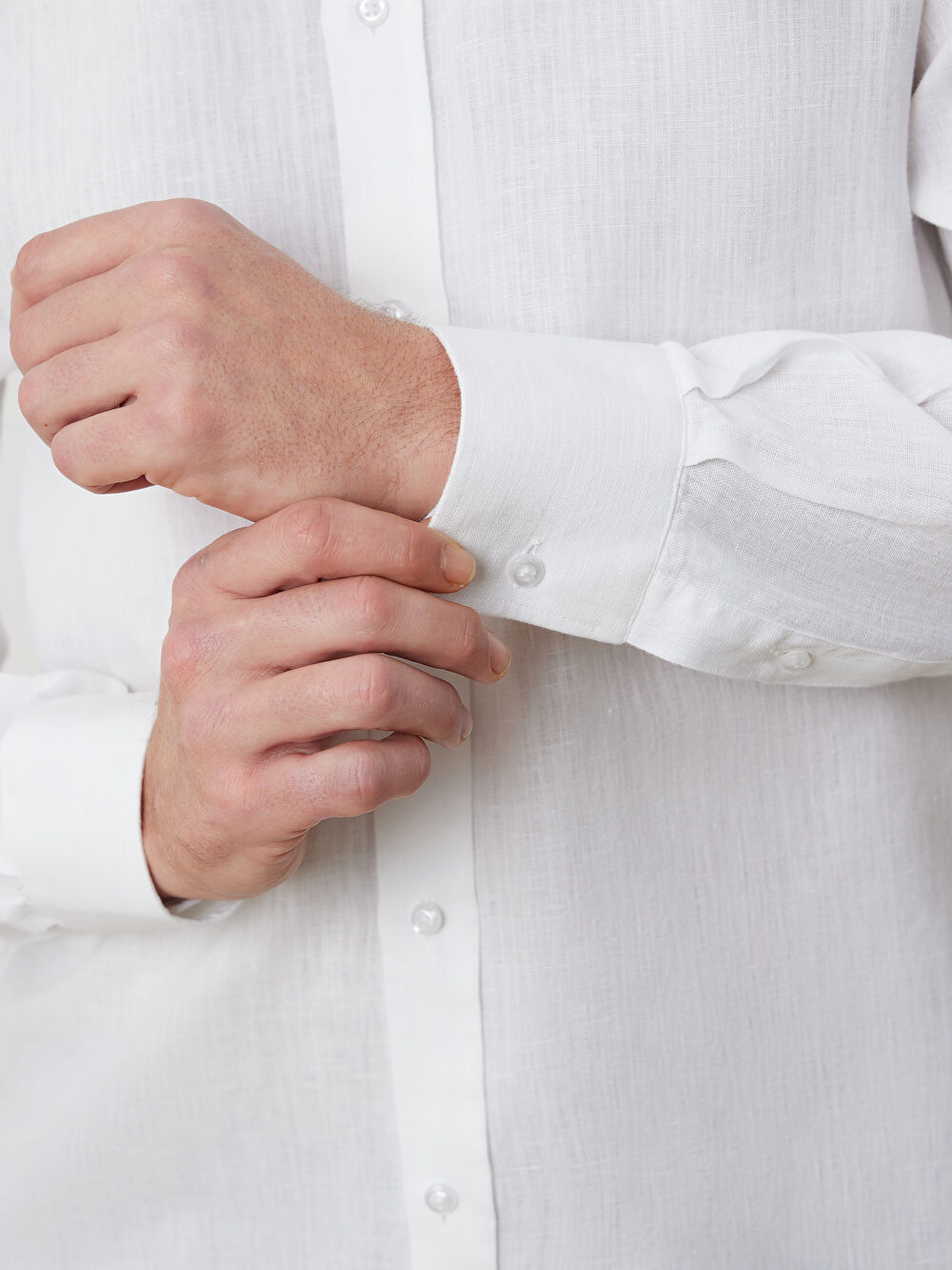 BIAŁA KOSZULA ROMA DŁUGI RĘKAW - 5