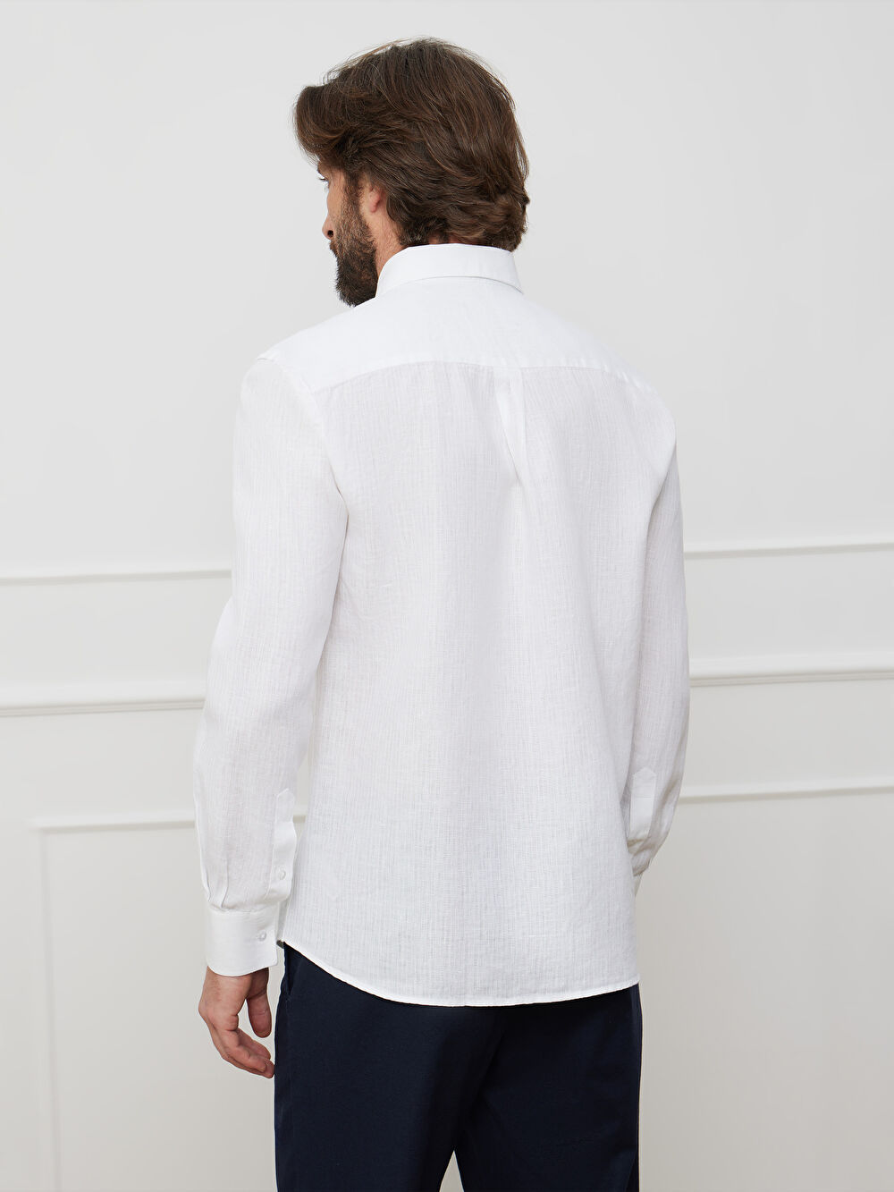 BIAŁA KOSZULA ROMA DŁUGI RĘKAW - 7