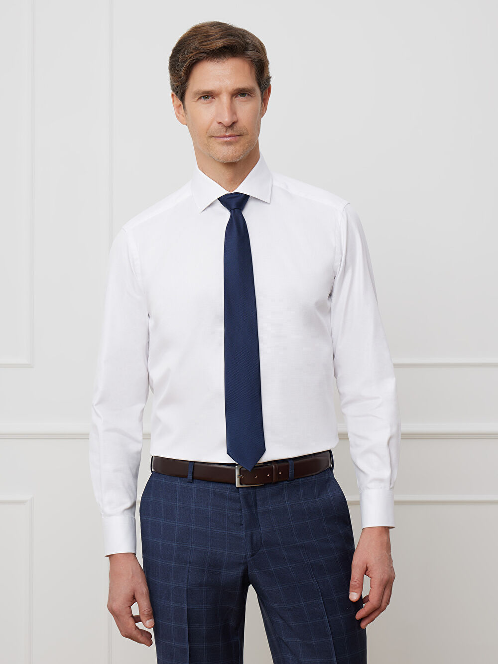 BIAŁA KOSZULA BRAGA DŁUGI RĘKAW