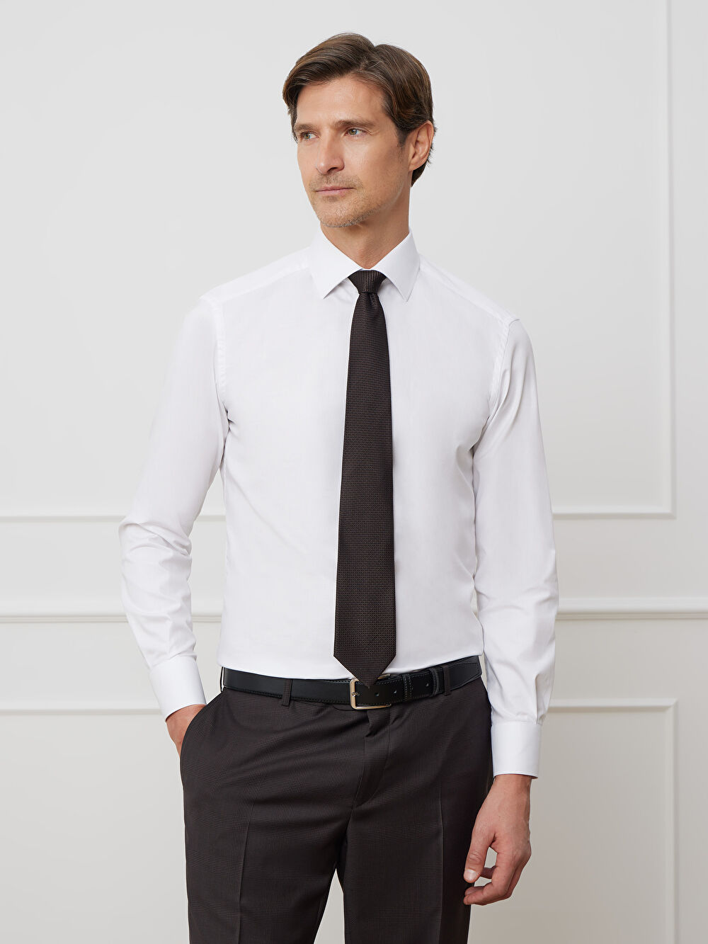 BIAŁA KOSZULA ROMA DŁUGI RĘKAW