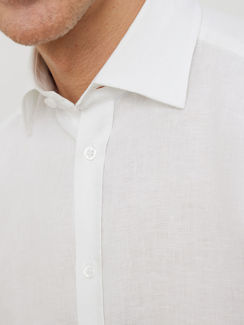 BIAŁA KOSZULA ROMA KRÓTKI RĘKAW - 3