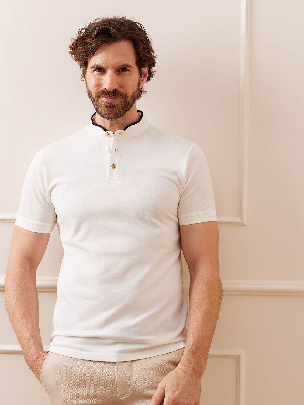 BIAŁE POLO KARINGTON - 5