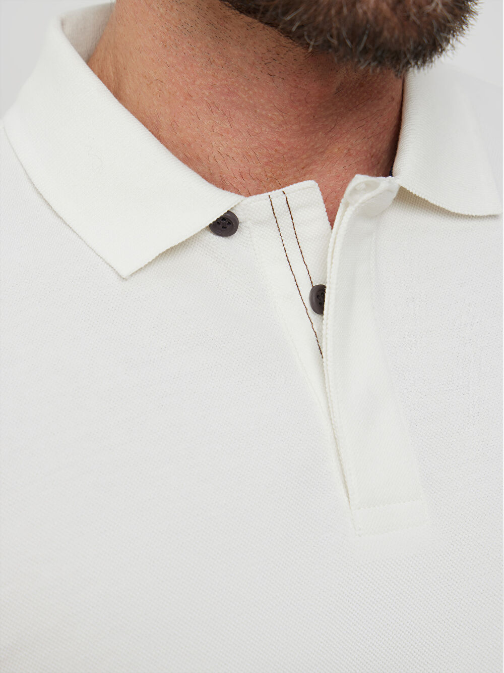 BIAŁE KLASYCZNE POLO FISHLAM - 4