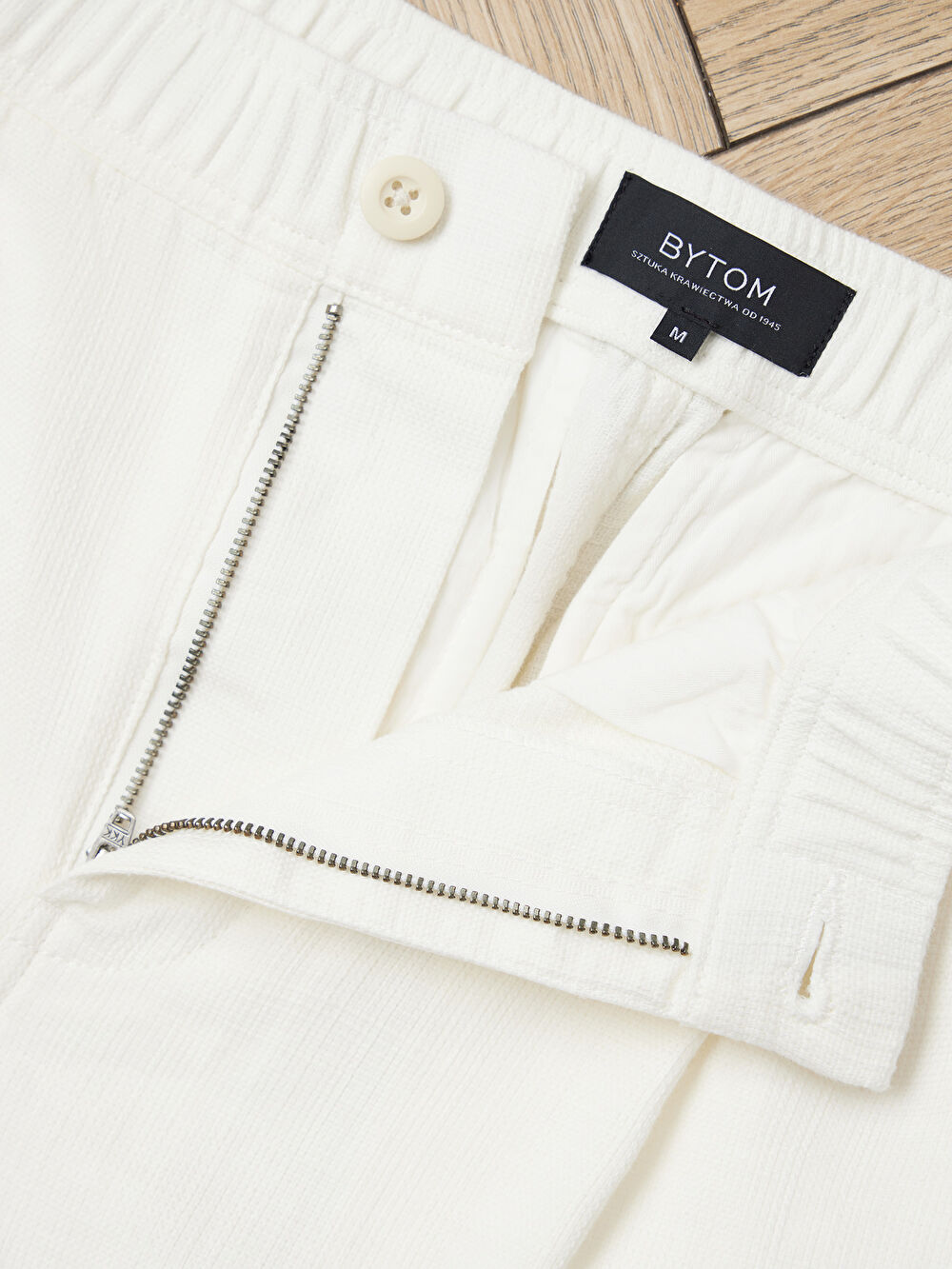 BIAŁE SPODNIE FORSED - 6