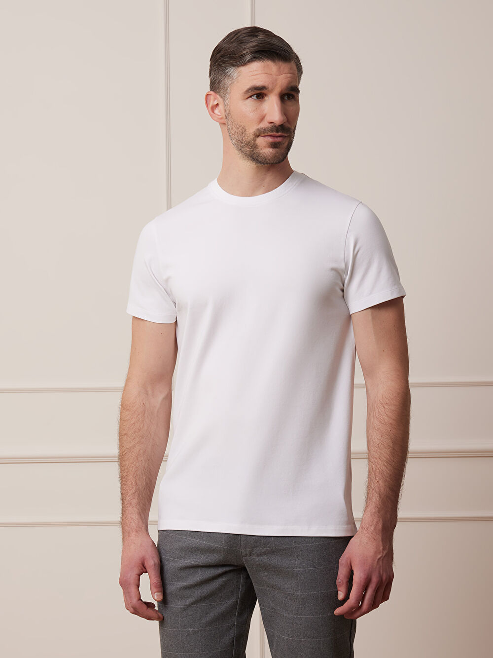 BIAŁY T-SHIRT DOVENBY - 3