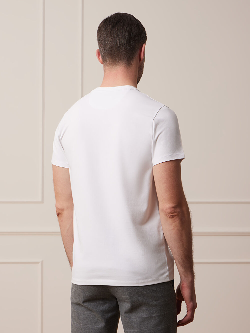 BIAŁY T-SHIRT DOVENBY - 6