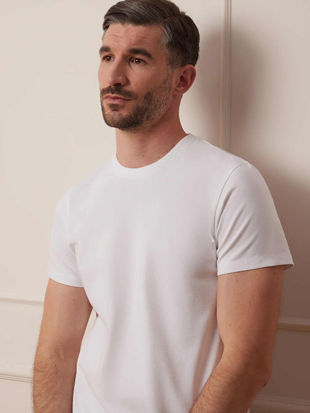 BIAŁY T-SHIRT DOVENBY - 5