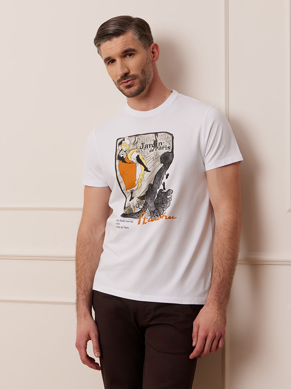 BIAŁY T-SHIRT LAUTREC - 5