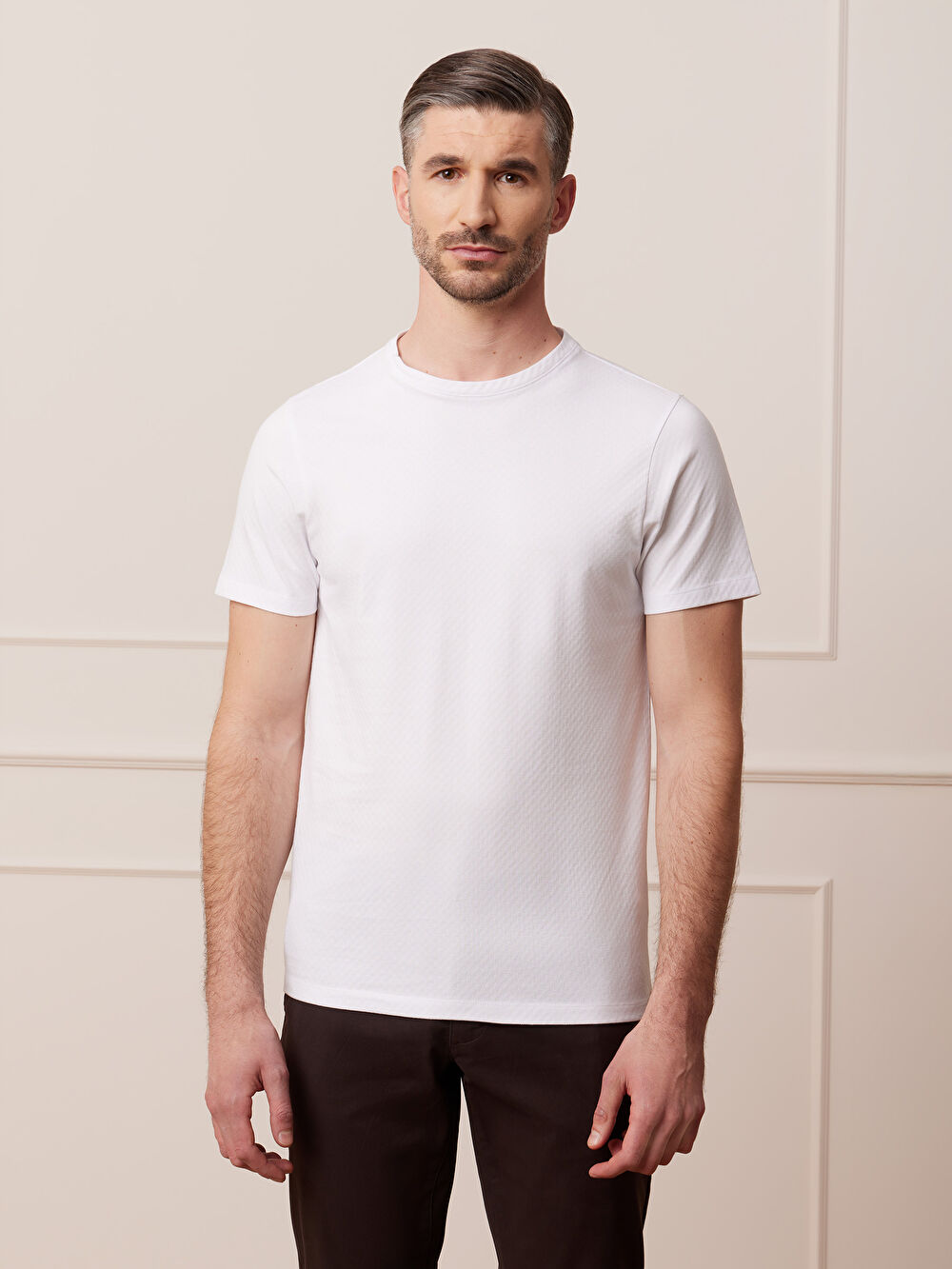 BIAŁY T-SHIRT BRANSCOMBE - 4