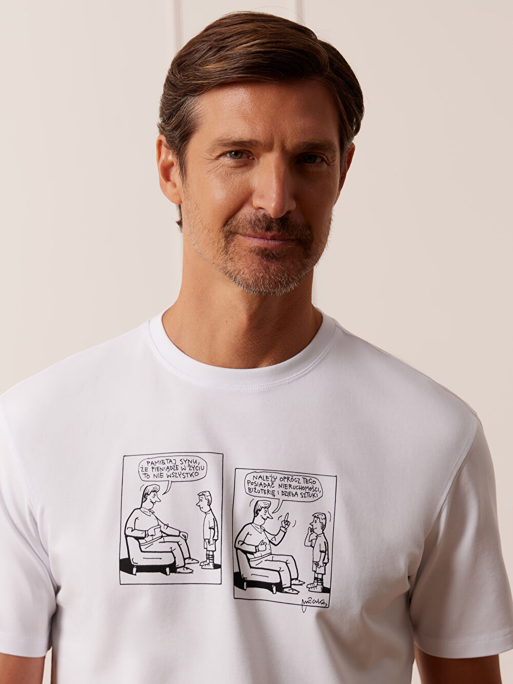 BIAŁY T-SHIRT MLECZKO - 5