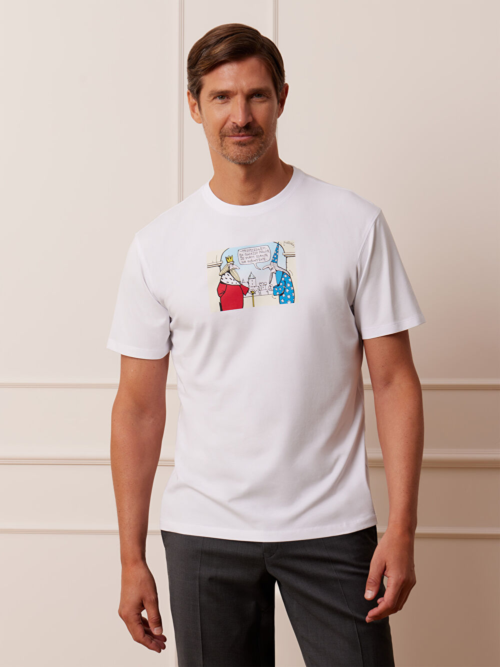 BIAŁY T-SHIRT MLECZKO - 4