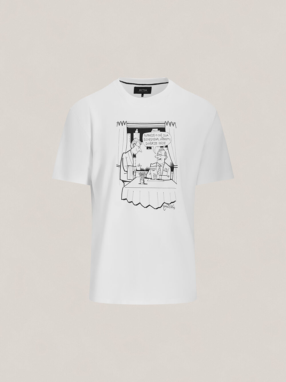 BIAŁY T-SHIRT MLECZKO - 2