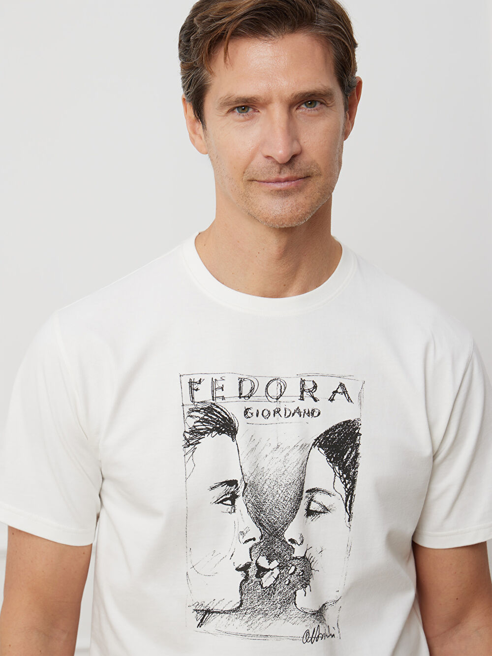 BIAŁY T-SHIRT OLBIŃSKI - 5