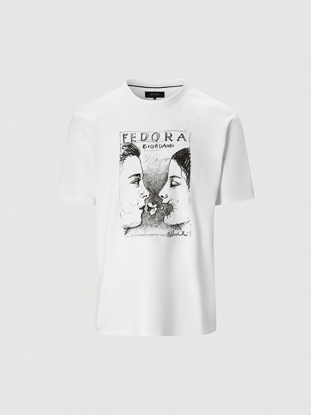 BIAŁY T-SHIRT OLBIŃSKI - 2