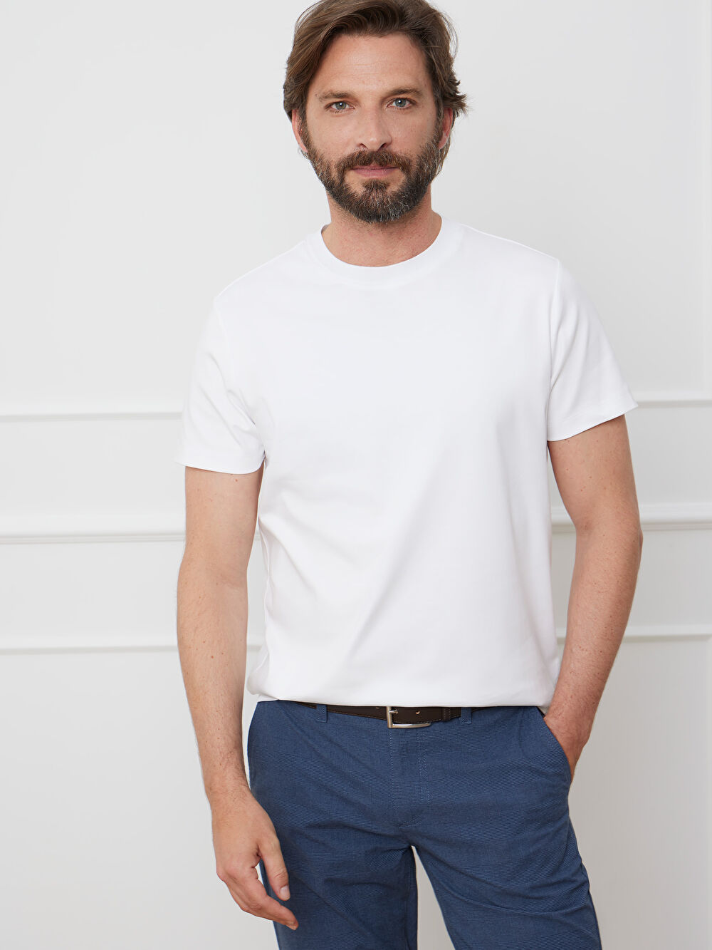 BIAŁY T-SHIRT PONATROM