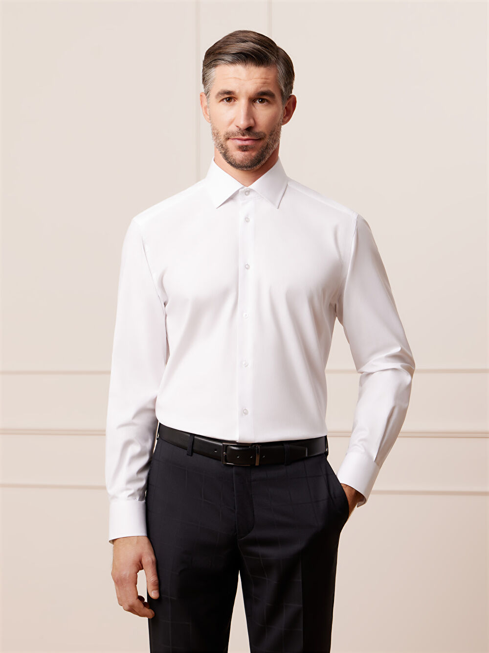 BIAŁA KOSZULA DŁUGI RĘKAW