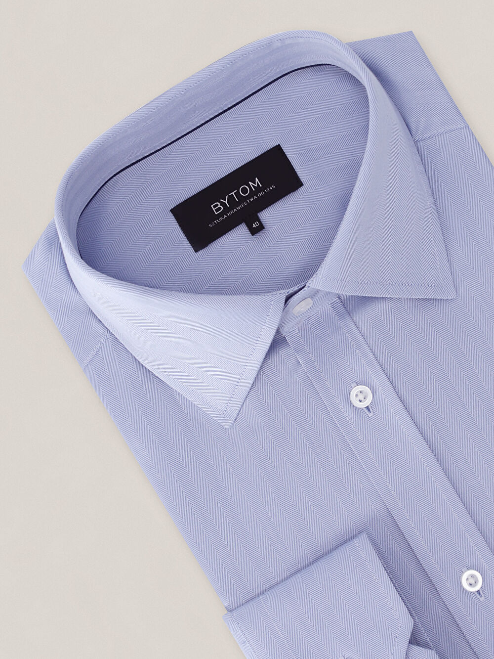 NIEBIESKA KOSZULA WINDSOR DŁUGI RĘKAW - 3