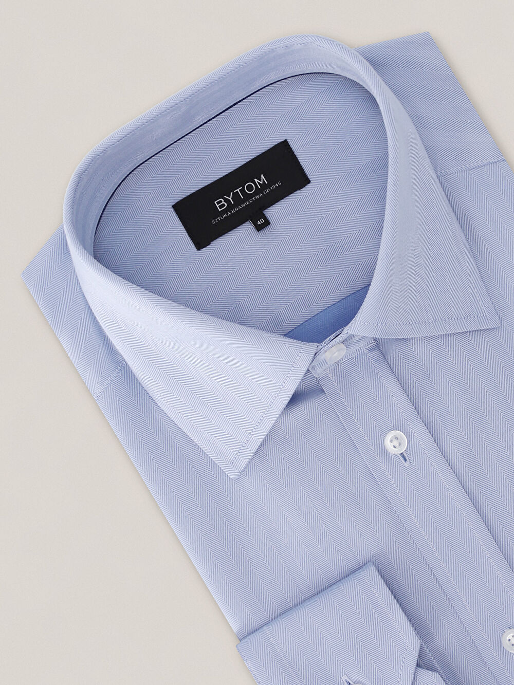 NIEBIESKA KOSZULA WINDSOR DŁUGI RĘKAW - 3