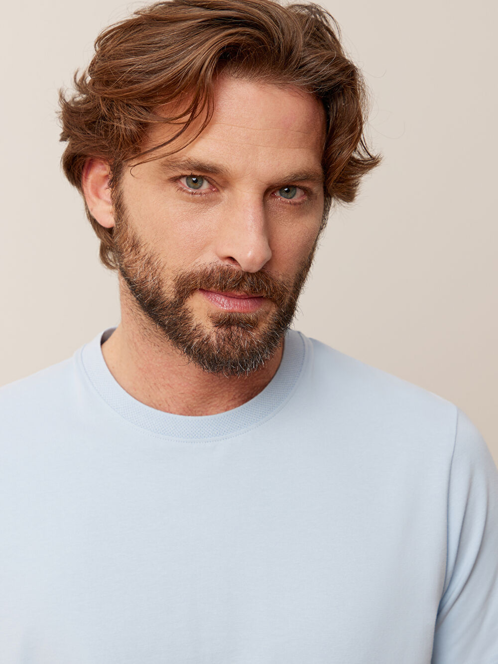 NIEBIESKI T-SHIRT BELSAY - 4