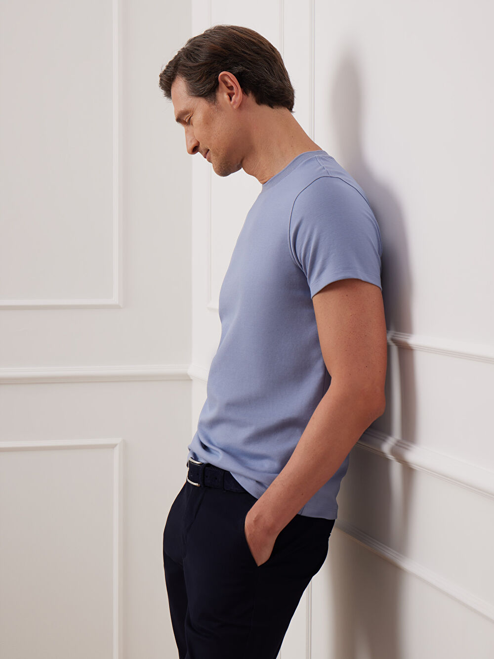 NIEBIESKI T-SHIRT WALSEY - 5
