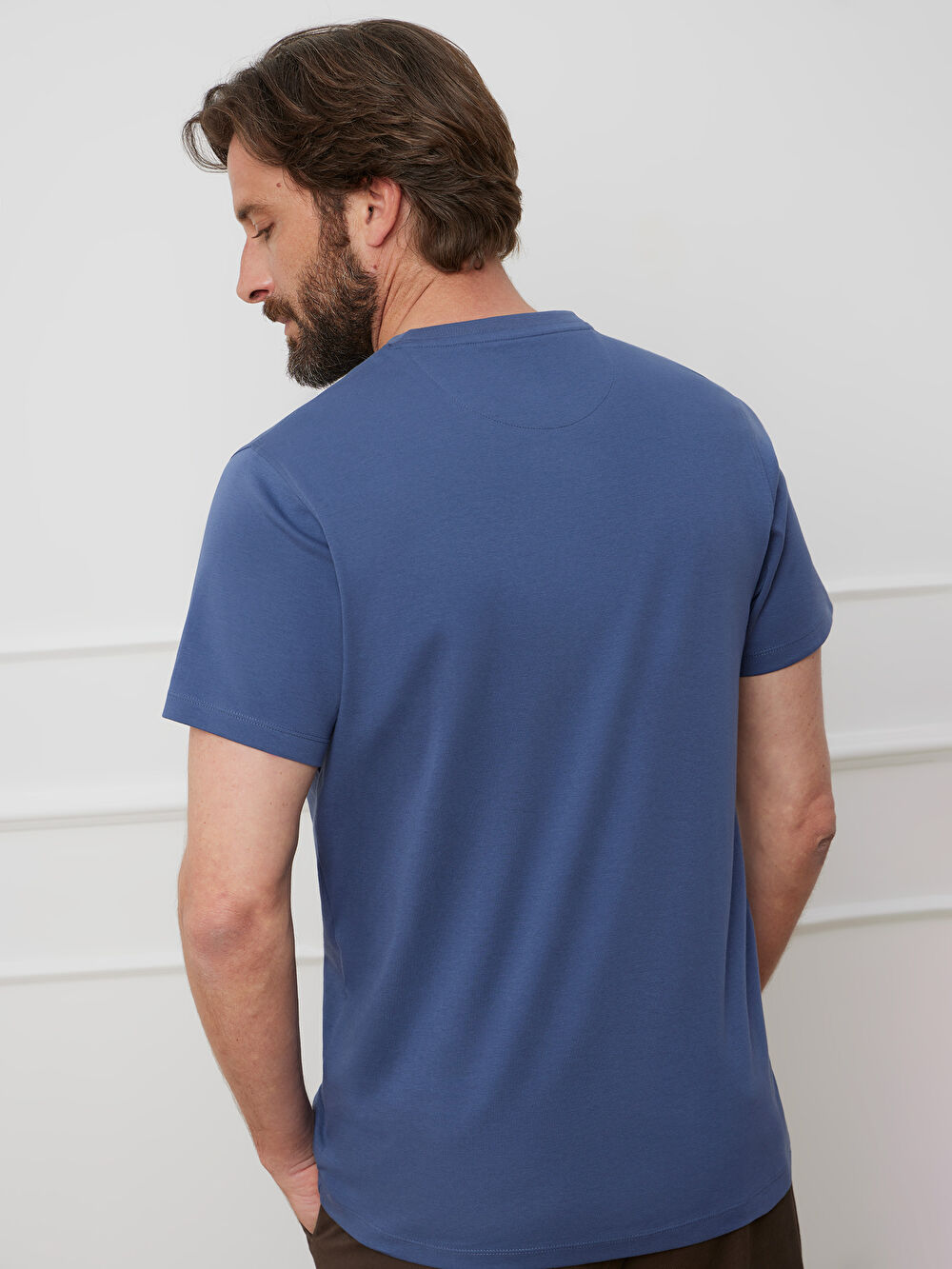 NIEBIESKI T-SHIRT BUXLEY - 3