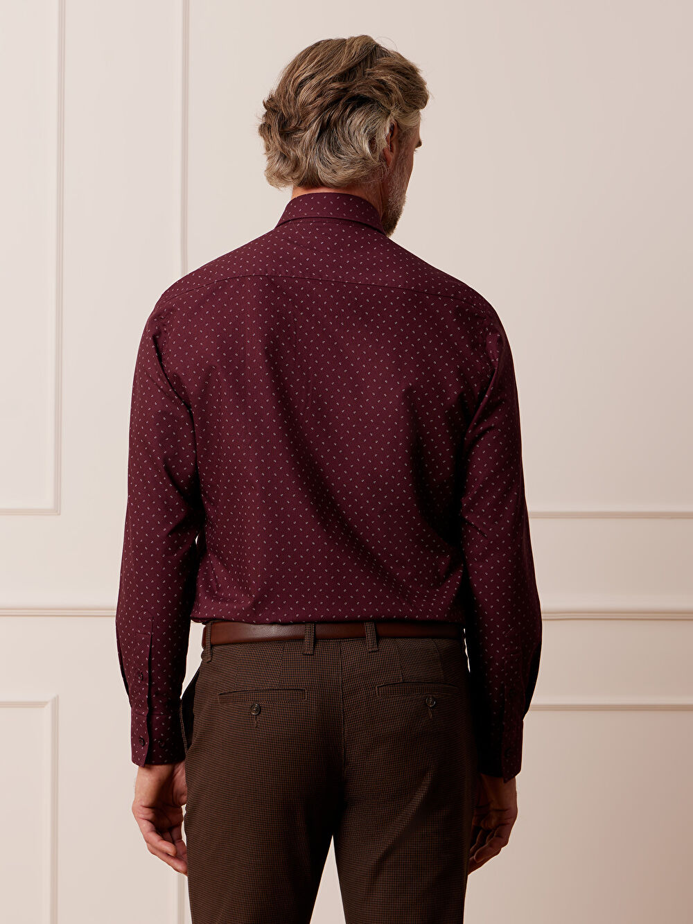 BORDOWA KOSZULA CAPRI DŁUGI RĘKAW - 6