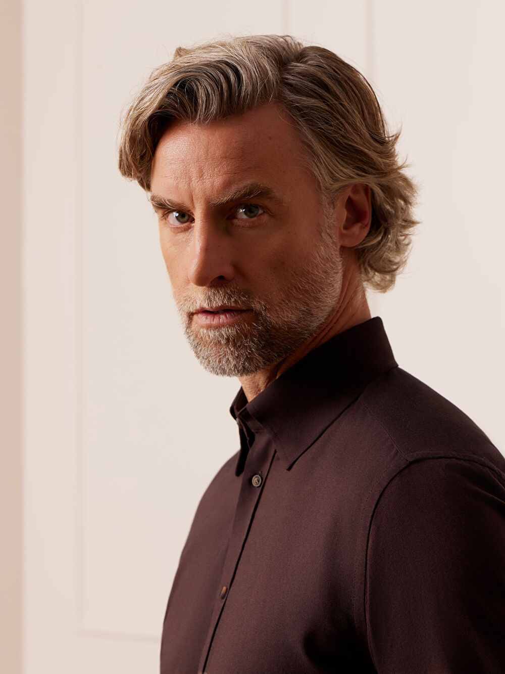 BORDOWA KOSZULA CAPRI DŁUGI RĘKAW - 5