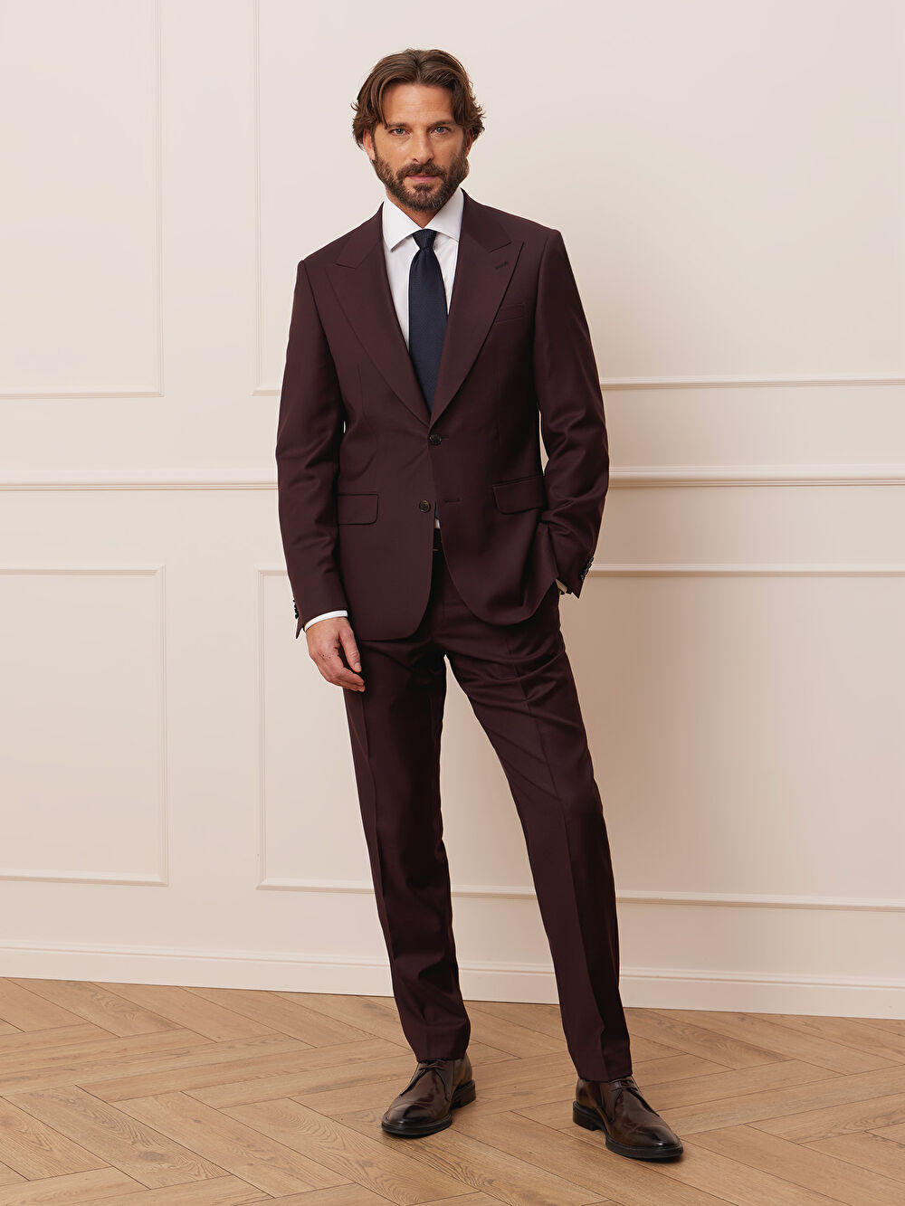 BORDOWA MARYNARKA GENUA DO GARNITURU - MIKSUJ I ŁĄCZ