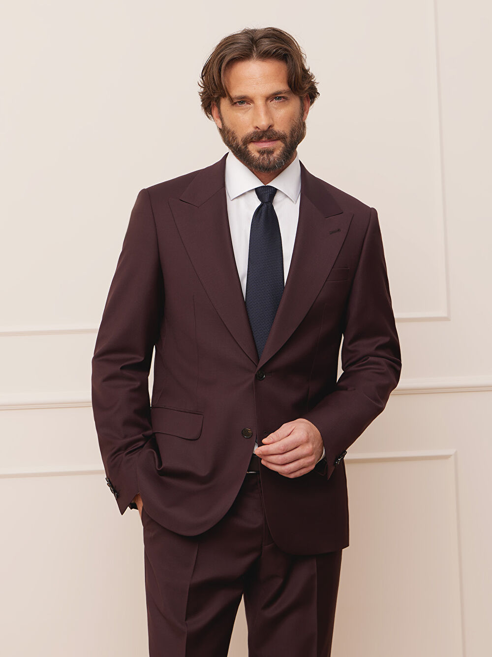 BORDOWA MARYNARKA GENUA DO GARNITURU - MIKSUJ I ŁĄCZ - 2