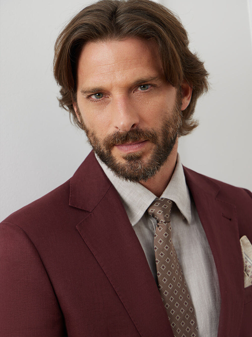 BORDOWA MARYNARKA TURYN DO GARNITURU - MIKSUJ I ŁĄCZ - 5