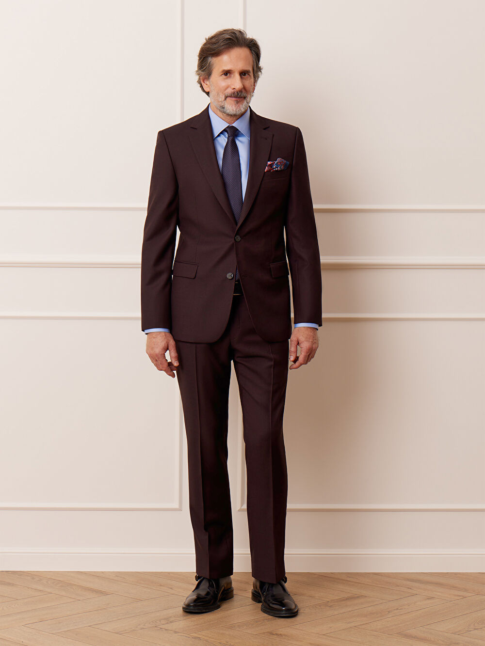 BORDOWE SPODNIE DO GARNITURU - MIKSUJ I ŁĄCZ