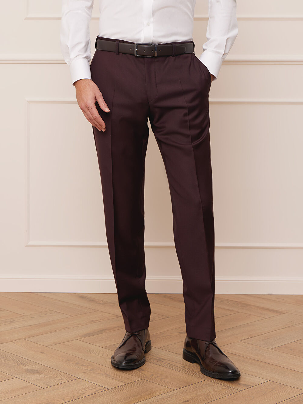 BORDOWE SPODNIE DO GARNITURU - MIKSUJ I ŁĄCZ