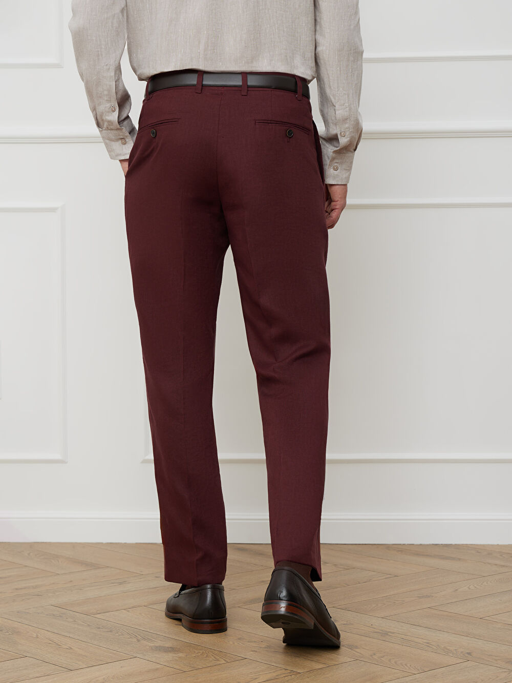 BORDOWE SPODNIE DO GARNITURU - MIKSUJ I ŁĄCZ - 2