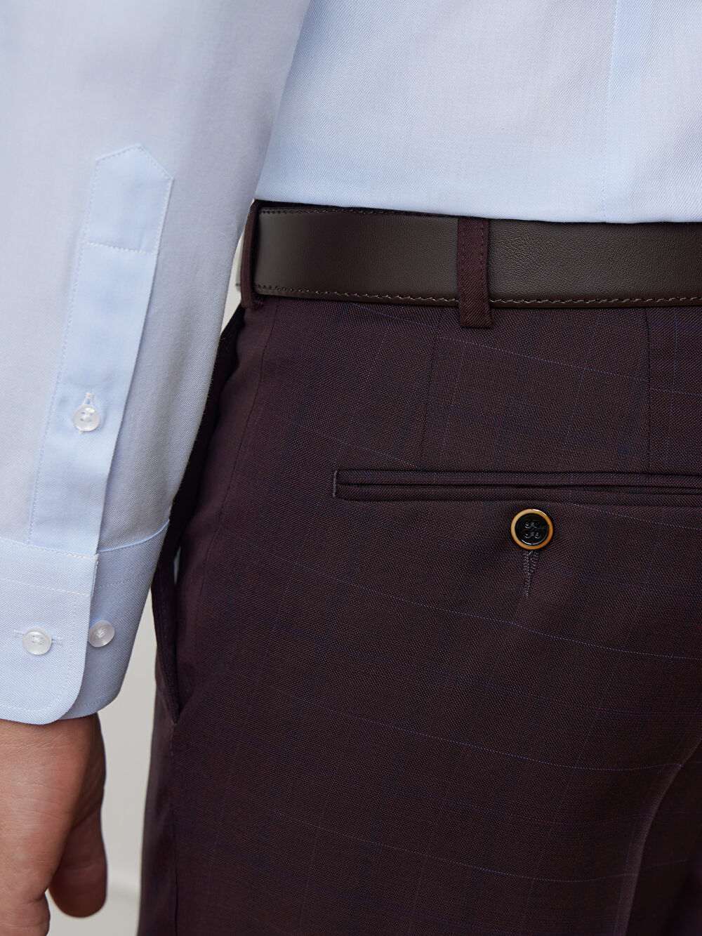 BORDOWE SPODNIE DO GARNITURU - MIKSUJ I ŁĄCZ - 5