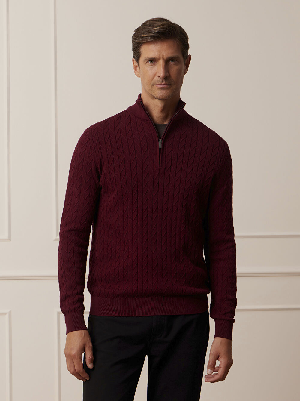 BORDOWY SWETER GLENCAR - 4
