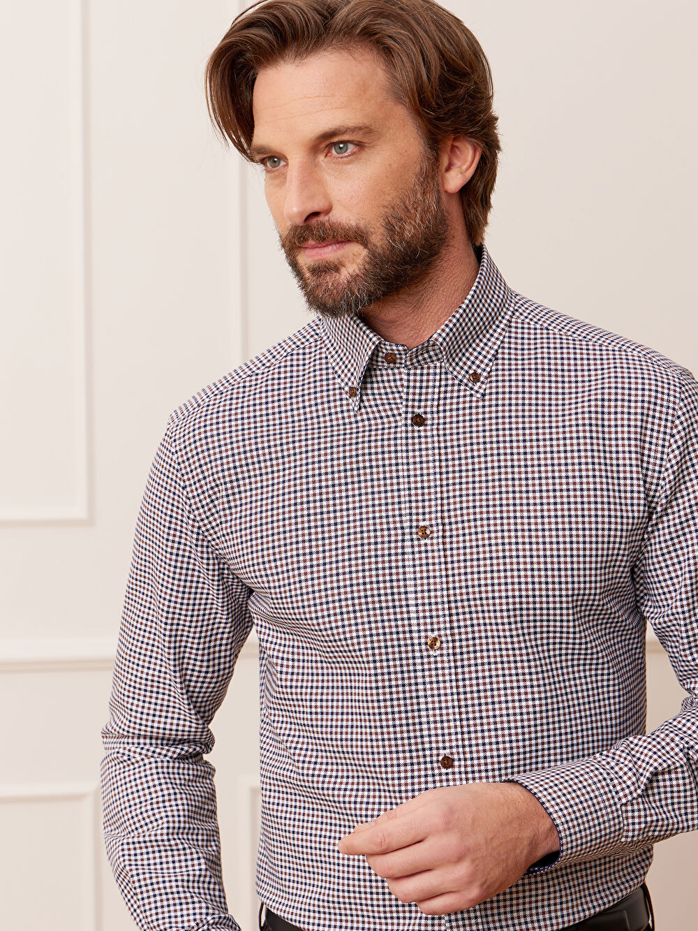 BORDOWA KOSZULA MALMO DŁUGI RĘKAW - 4