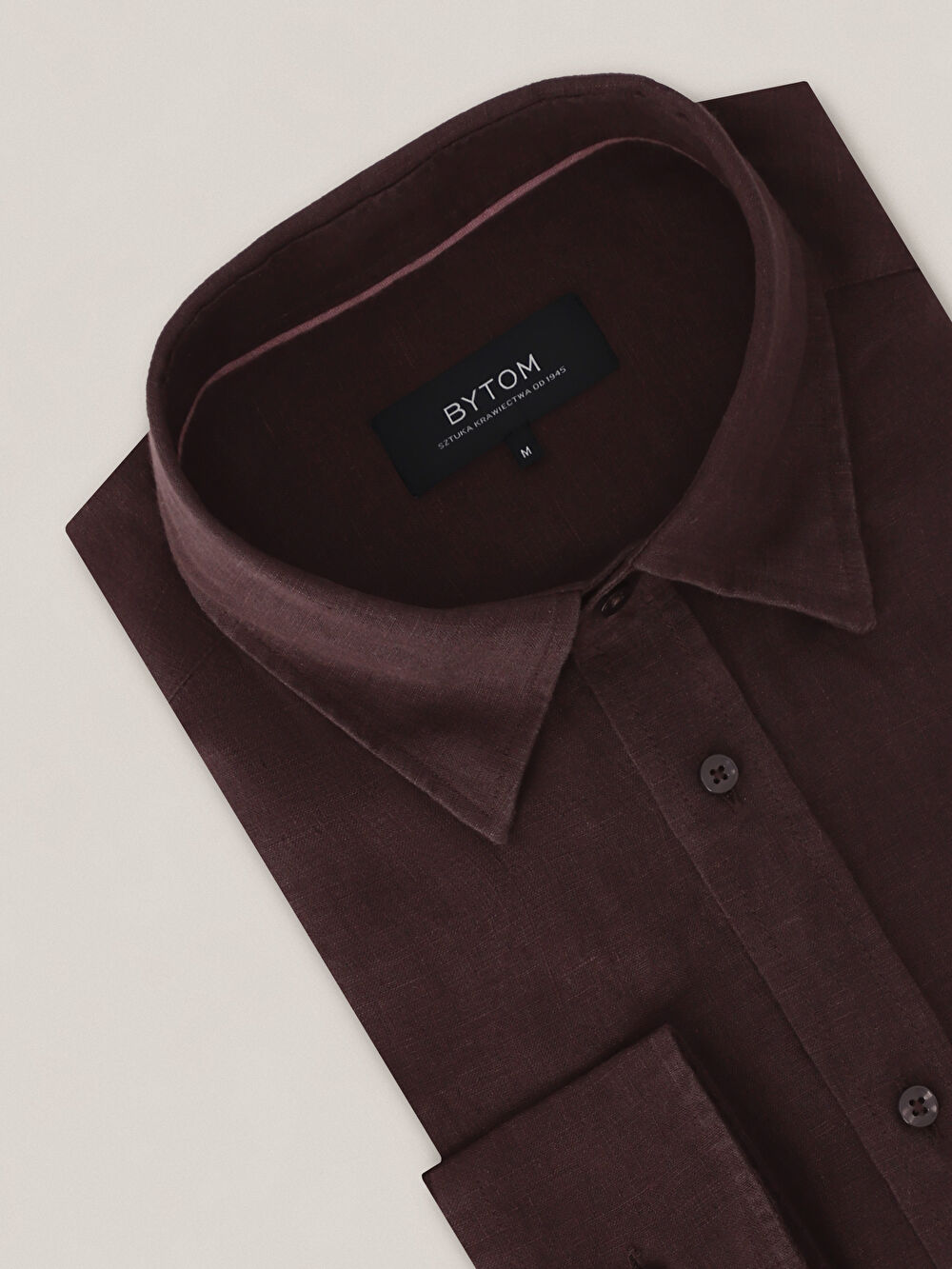 BRĄZOWA KOSZULA CAPRI DŁUGI RĘKAW - 2