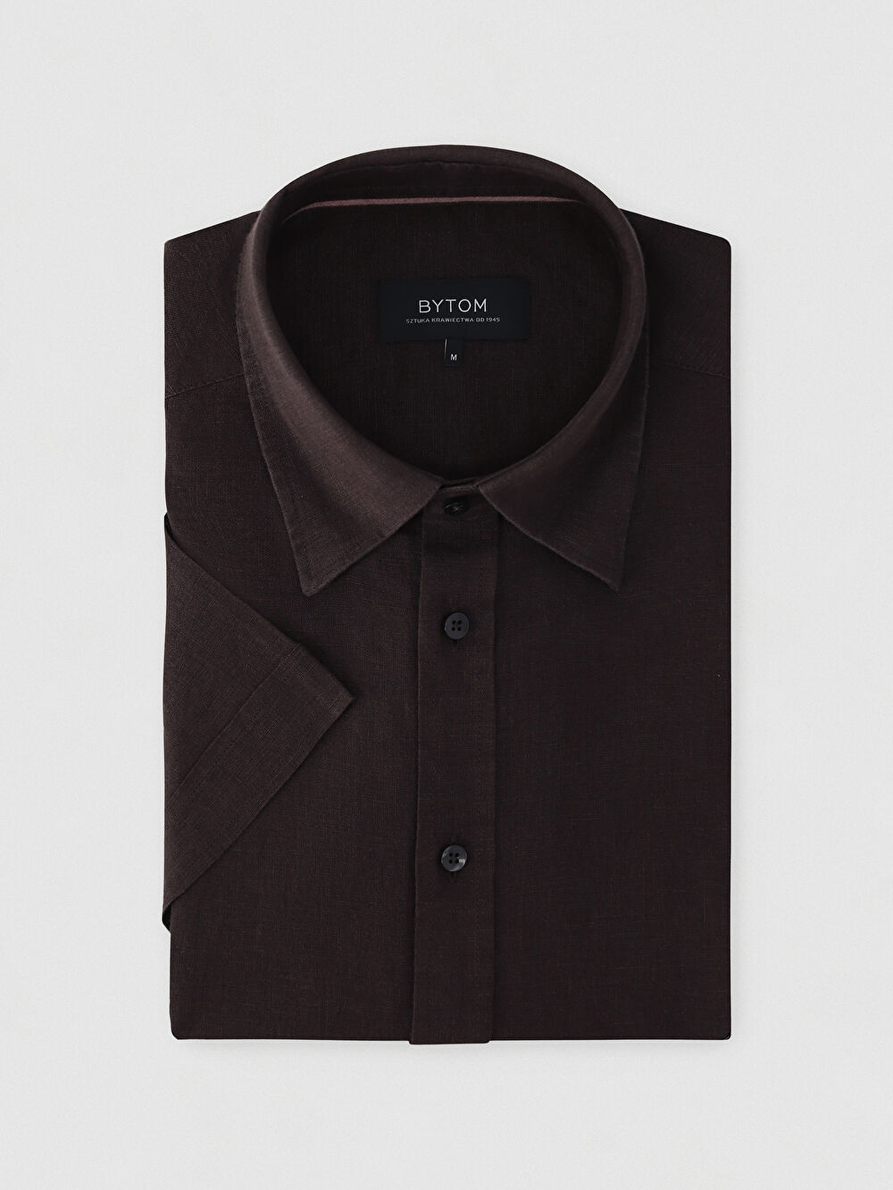 BRĄZOWA KOSZULA CAPRI KRÓTKI RĘKAW - 2