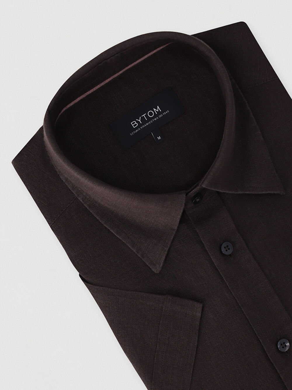 BRĄZOWA KOSZULA CAPRI KRÓTKI RĘKAW - 3