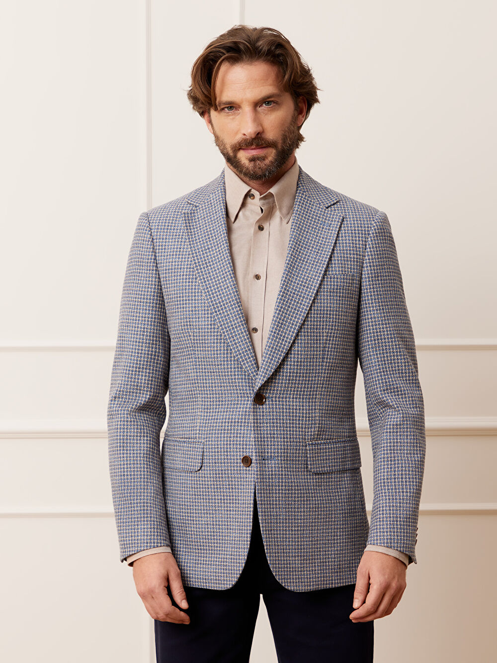 BEŻOWA MARYNARKA TURYN - 4