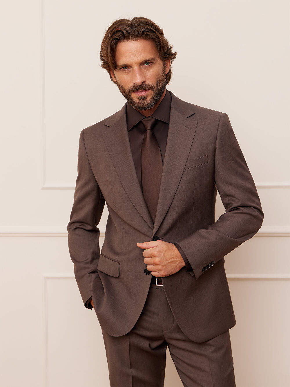 BRĄZOWA MARYNARKA TURYN DO GARNITURU - MIKSUJ I ŁĄCZ - 2