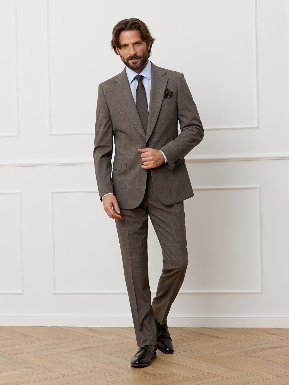 BRĄZOWA MARYNARKA TURYN DO GARNITURU - MIKSUJ I ŁĄCZ