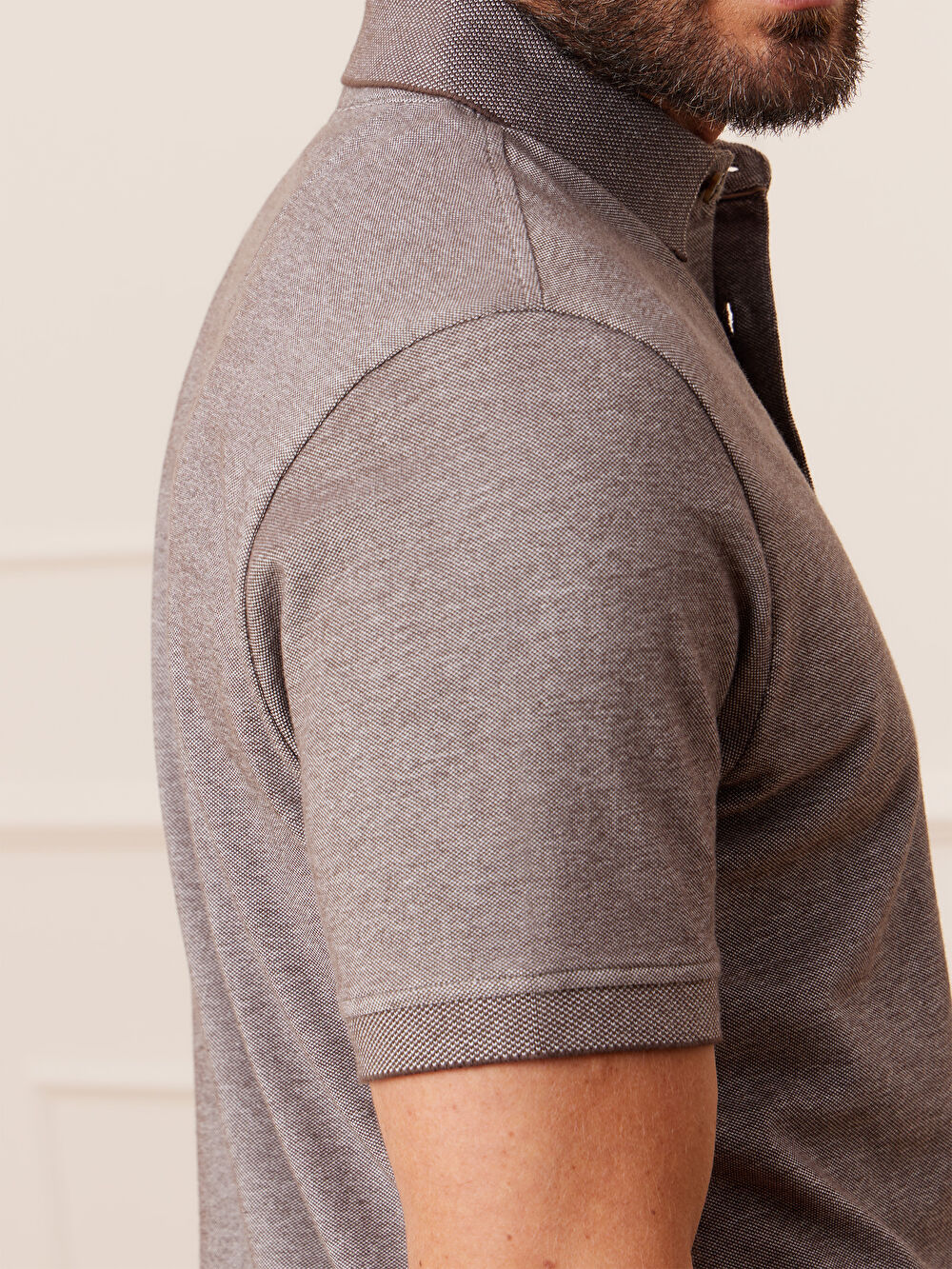 BRĄZOWE KLASYCZNE POLO TONFAU - 4