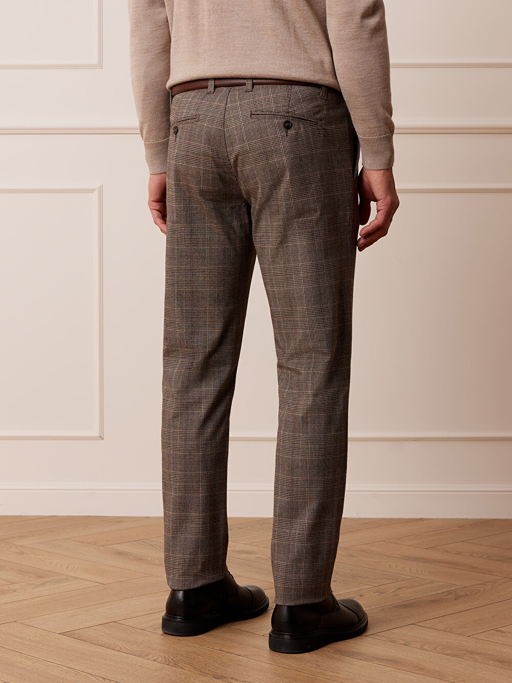 BRĄZOWE SPODNIE MANSTON - 3