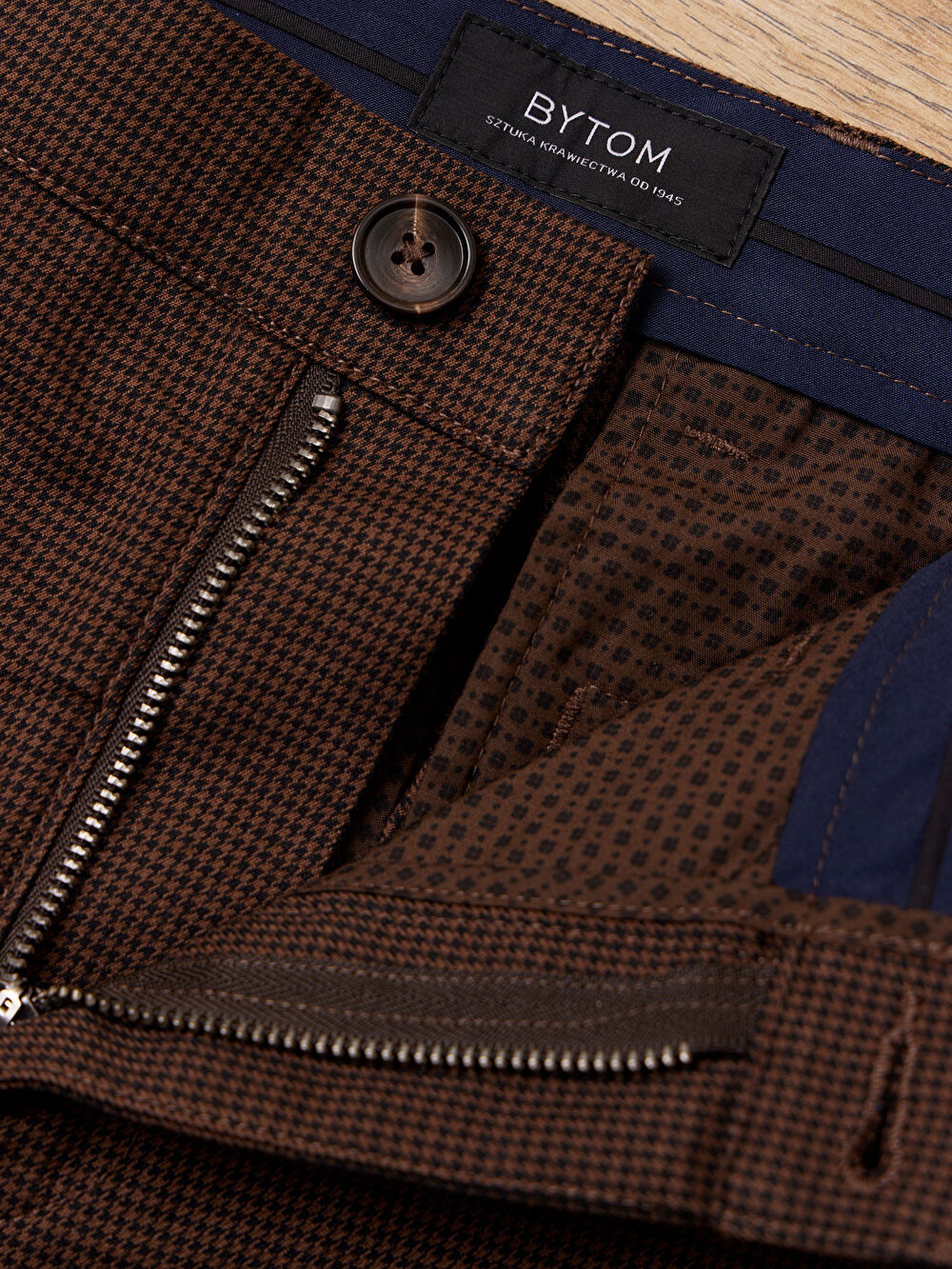 BRĄZOWE SPODNIE COEDWAY - 2